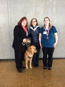 Raylene McGuire and JD Spencer were honored in a ceremony in Salem as members of the All-Oregon Academic Team.