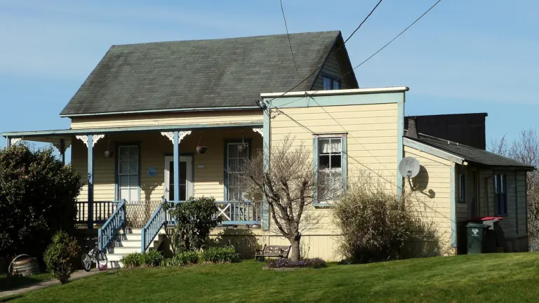 The historic Andrew Young House, a Victorian home on Duane Street in Astoria, Oregon